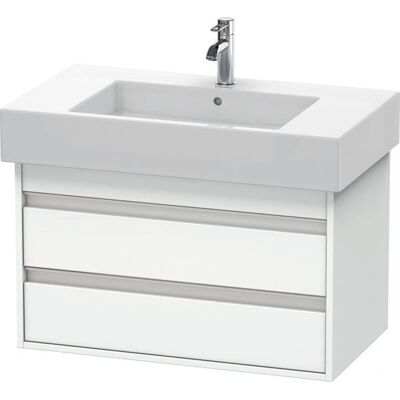 Duravit Ketho Waschtischunterbau - 2 Schubkästen, 800mm, Weiß Matt Duravit Ketho Waschtischunterbau - 2 Schubkästen, 800mm, Weiß Matt