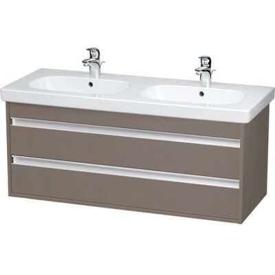 Duravit Ketho Waschtischunterschrank - 1150mm, Basalt Matt, 2 Schubkästen - Waschtischunterschrank Duravit Ketho Waschtischunterschrank - 1150mm, Basalt Matt, 2 Schubkästen - Waschtischunterschrank