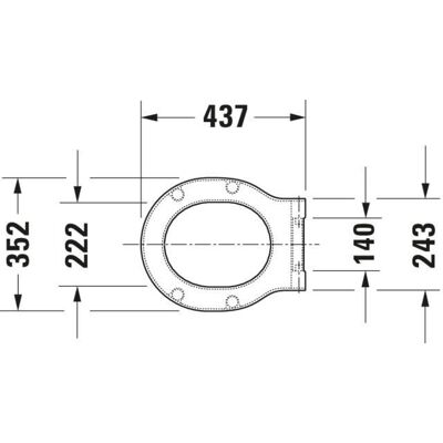Duravit - Foster WC-Sitz - Weiß - Toilet seat Duravit - Foster WC-Sitz - Weiß - Toilet seat