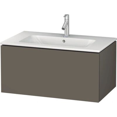 Duravit L-Cube Wandhängeschrank - Flanell Grau, Tip-on, 1 Schublade - Badmöbel Duravit L-Cube Wandhängeschrank - Flanell Grau, Tip-on, 1 Schublade - Badmöbel