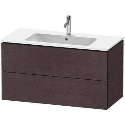 Duravit L-Cube Wandhängendes Eichen-Unterbau - Waschtisch Duravit L-Cube Wandhängendes Eichen-Unterbau - Waschtisch