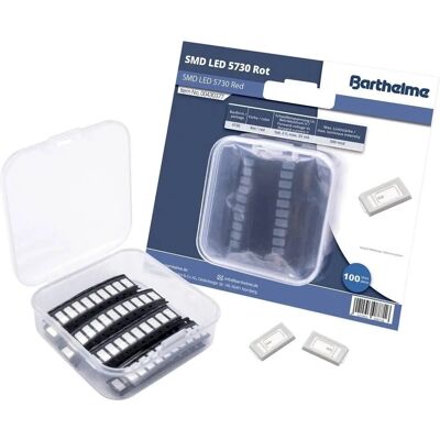 Kit LED SMD 5730 Rosso - Chips LED compatti per elettronica Kit LED SMD 5730 Rosso - Chips LED compatti per elettronica