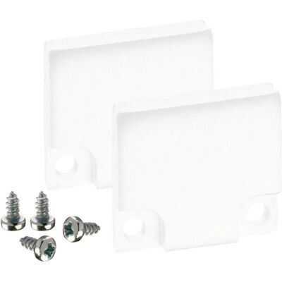 Barthelme 62398613_9010 Aluminum End Caps Set - High for Bardolino Barthelme 62398613_9010 Aluminum End Caps Set - High for Bardolino