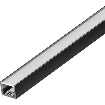 BARTHELME BA 62378041 - Dolino Flachprofil alu schwarz 1m BARTHELME BA 62378041 - Dolino Flachprofil alu schwarz 1m