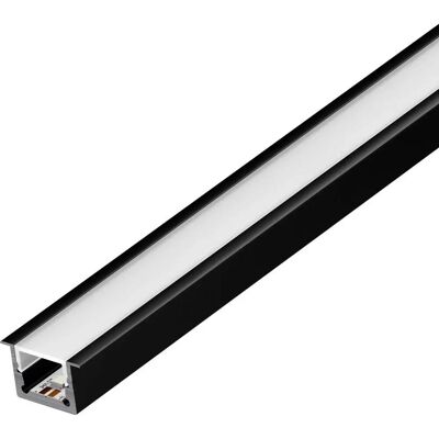 BARTHELME BA 62378191 - BARdolino Midi T aluminium sort 1m BARTHELME BA 62378191 - BARdolino Midi T aluminium sort 1m