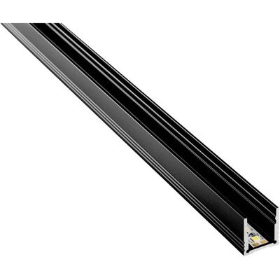 Profil LED en aluminium Barthelme 62399101_9005 - 1m RAL9005 - Publicité Profil LED en aluminium Barthelme 62399101_9005 - 1m RAL9005 - Publicité
