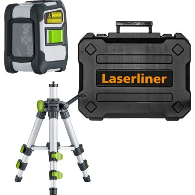 Laserliner CompactCross-Laser Pro - Livellatore a linea verde - 40m - Bluetooth - Modello Laserliner CompactCross-Laser Pro - Livellatore a linea verde - 40m - Bluetooth - Modello