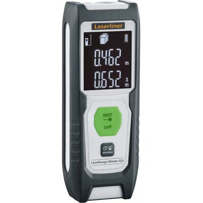 Medidor láser Gi3 Laserliner - Láser verde, 30m, Preciso Medidor láser Gi3 Laserliner - Láser verde, 30m, Preciso