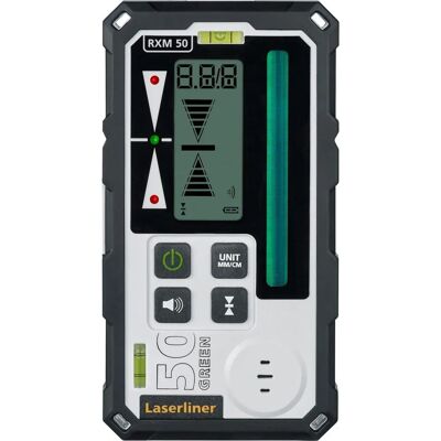 Récepteur laser RangeXtender M50 de Laserliner - Récepteur pour lignes laser - Publicité Récepteur laser RangeXtender M50 de Laserliner - Récepteur pour lignes laser - Publicité