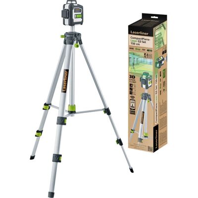 Laserliner CompactPlane-Laser 3G Set 150 - 3D Line Laser, 30m Laserliner CompactPlane-Laser 3G Set 150 - 3D Line Laser, 30m