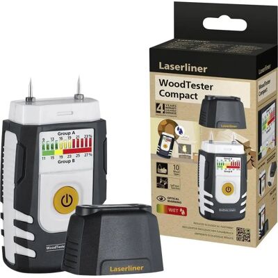 Laserliner WoodTester Compact - Feuchtigkeitsmesser für Holz Laserliner WoodTester Compact - Feuchtigkeitsmesser für Holz