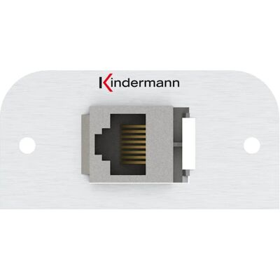 Kindermann 7441000423 Enchufe RJ45 - Categoría 6, Plata Kindermann 7441000423 Enchufe RJ45 - Categoría 6, Plata