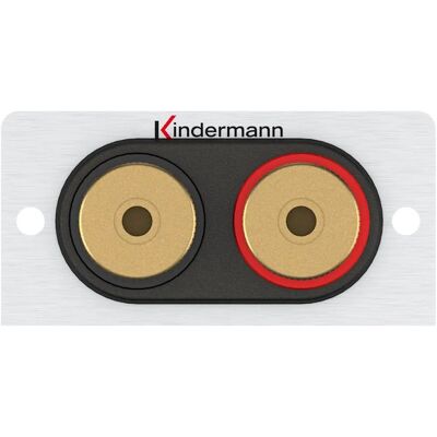 Kindermann KIN 7444000414 Aluminium Bananenstecker - Lautsprecher Kindermann KIN 7444000414 Aluminium Bananenstecker - Lautsprecher