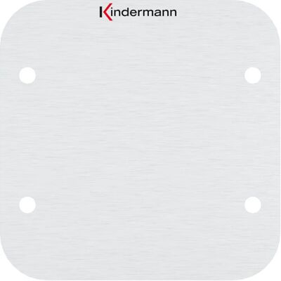 Kindermann Konnect 54 - Aluminium - Blindmodul - Wandplatte Kindermann Konnect 54 - Aluminium - Blindmodul - Wandplatte