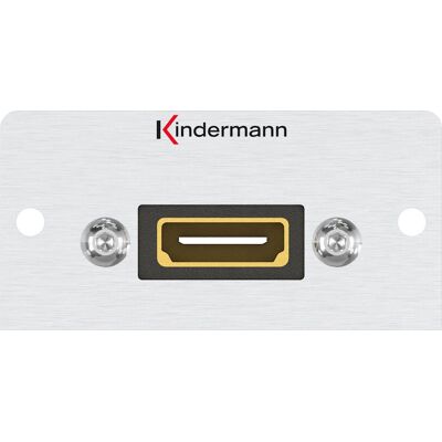 Kindermann Konnect 7444000542 HDMI Anschluss - Silber Kindermann Konnect 7444000542 HDMI Anschluss - Silber