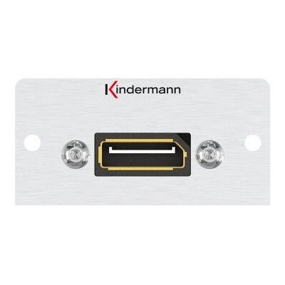 Kindermann - Konnect 50 - DisplayPort - Aluminium - Abdeckplatte Kindermann - Konnect 50 - DisplayPort - Aluminium - Abdeckplatte