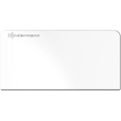 Kindermann 7456000400 Tapa de pared - Cubierta blanca Kindermann 7456000400 Tapa de pared - Cubierta blanca