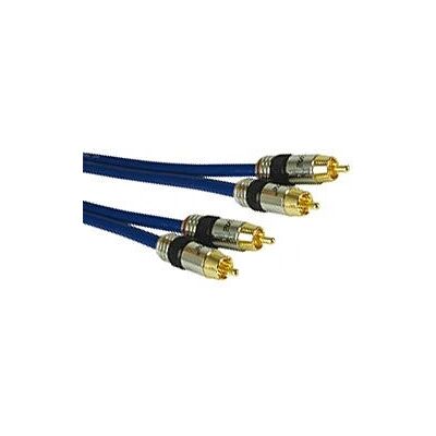 Kindermann 5763000110 Câble audio RCA 10 m Bleu Kindermann 5763000110 Câble audio RCA 10 m Bleu