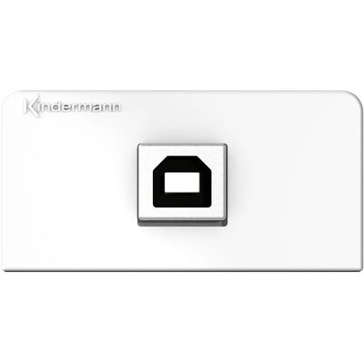 Kindermann KIN 7456000525 - Modular USB B-Steckdose - Weiß Kindermann KIN 7456000525 - Modular USB B-Steckdose - Weiß