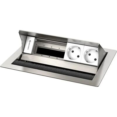 Kindermann Modello 7492000052 Presa in acciaio inossidabile - Power Strip Kindermann Modello 7492000052 Presa in acciaio inossidabile - Power Strip