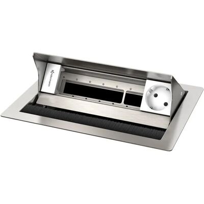 Kindermann - 7492000051 - 250 mm - 190 mm - Tischeinbaugehäuse Kindermann - 7492000051 - 250 mm - 190 mm - Tischeinbaugehäuse