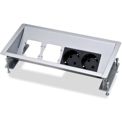 Kindermann - 5301170000 - Type F - Noir - Outlet Box - Publicité Kindermann - 5301170000 - Type F - Noir - Outlet Box - Publicité