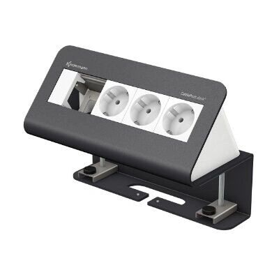 Kindermann - 7430000073 - 3x Strom - 4-fach - CablePort Desk Kindermann - 7430000073 - 3x Strom - 4-fach - CablePort Desk