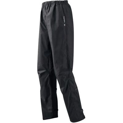 Vaude Fluid Pants II Schwarz - Wasserdichte Regenhose Vaude Fluid Pants II Schwarz - Wasserdichte Regenhose
