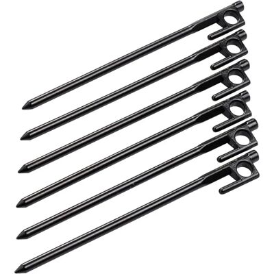 Picchetti da tenda in ghisa Vaude 20cm - Confezione da 6 - Grigio Picchetti da tenda in ghisa Vaude 20cm - Confezione da 6 - Grigio
