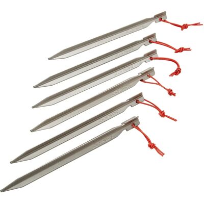 VAUDE Six Peg Zelt-Heringe - Grau - 18cm VAUDE Six Peg Zelt-Heringe - Grau - 18cm