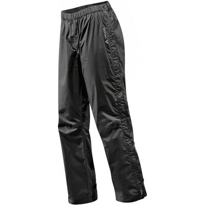 Vaude Schwarz Full-Zip Hose II - Wasserdichte Radhose Vaude Schwarz Full-Zip Hose II - Wasserdichte Radhose