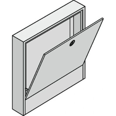 Uponor Vario Aufputz-Verteilerschrank - 600mm, Pulverbeschichtet, Verzinktes Stahlblech Uponor Vario Aufputz-Verteilerschrank - 600mm, Pulverbeschichtet, Verzinktes Stahlblech