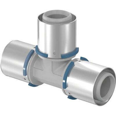 Uponor PPSU 40x40x40 mm T-Press - VVS Tilbehør Uponor PPSU 40x40x40 mm T-Press - VVS Tilbehør