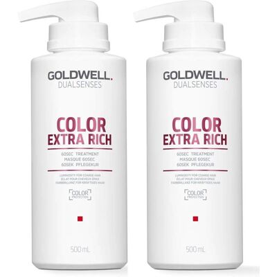 Goldwell Dualsenses Color Extra Rich 60sec Treatment - Traitement de 60 secondes (500 ml) Goldwell Dualsenses Color Extra Rich 60sec Treatment - Traitement de 60 secondes (500 ml)