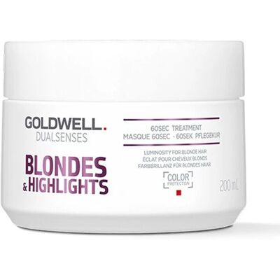 Goldwell Dual Senses Blonde & Highlights 60Sec Tratament - Masca de păr Goldwell Dual Senses Blonde & Highlights 60Sec Tratament - Masca de păr