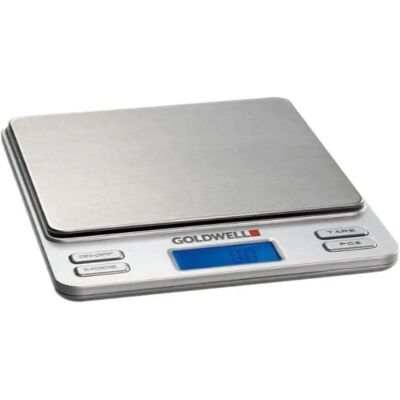 Goldwell Digital-Farbwaage - Präzise 0,1 g bis 600 g - Inkl. 2 Batterien Goldwell Digital-Farbwaage - Präzise 0,1 g bis 600 g - Inkl. 2 Batterien