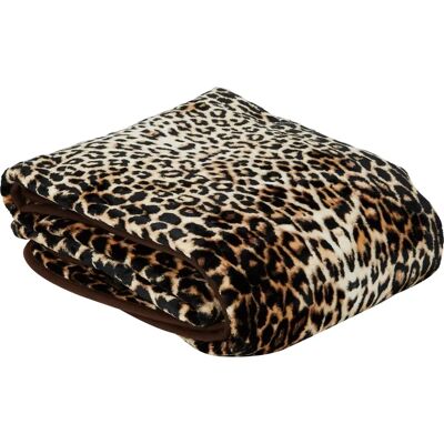 GÖZZE Leopard Filt - Brun 150x200cm GÖZZE Leopard Filt - Brun 150x200cm