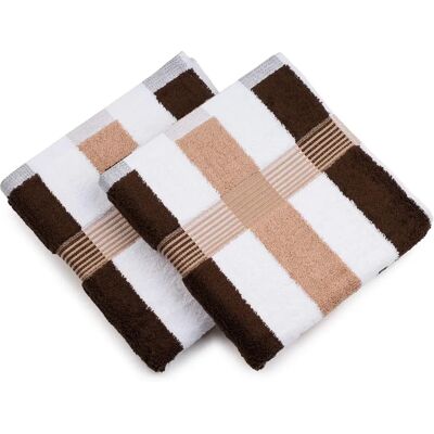 Gözze New York Set 2 Towels - Bath Cotton Stripes Gözze New York Set 2 Towels - Bath Cotton Stripes