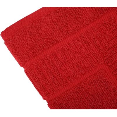 GÖZZE Bio Baumwolle Badematte - Warm, Bio-Baumwolle, Rot - Badematte GÖZZE Bio Baumwolle Badematte - Warm, Bio-Baumwolle, Rot - Badematte