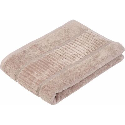 GÖZZE Bio-Baumwolle Badetuch - Taupe, 70x140cm, Weich & Saugfähig GÖZZE Bio-Baumwolle Badetuch - Taupe, 70x140cm, Weich & Saugfähig