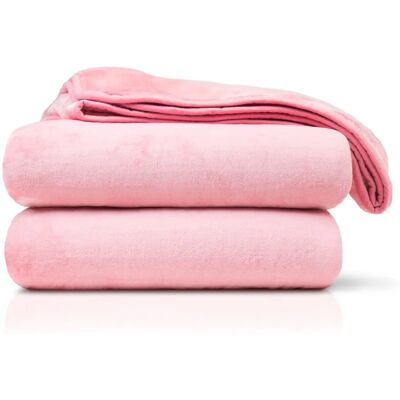Couverture microfibre Gözze Rose Ancien - Couverture Couverture microfibre Gözze Rose Ancien - Couverture