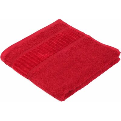 GÖZZE Bio Baumwolle Handtuch-Set - 50x100cm - Rot GÖZZE Bio Baumwolle Handtuch-Set - 50x100cm - Rot