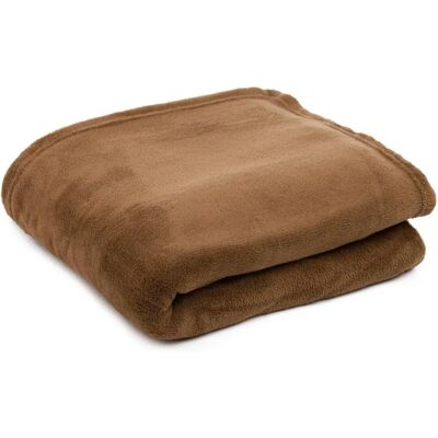 GÖZZE Taupe Mikrofaser-Decke - Kuscheldecke GÖZZE Taupe Mikrofaser-Decke - Kuscheldecke