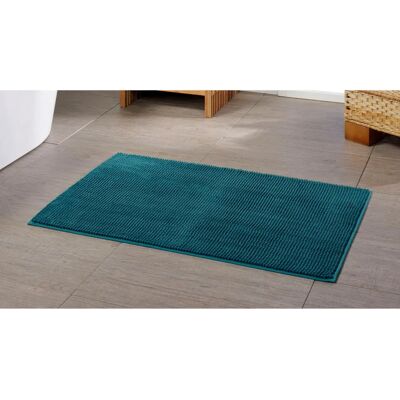 GÖZZE Chenille Blue Bath Mat - Bath Mat GÖZZE Chenille Blue Bath Mat - Bath Mat