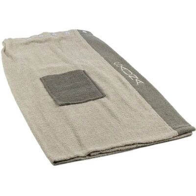 GÖZZE Sauna Sarong - Verstellbarer Baumwollbademantel - Damen GÖZZE Sauna Sarong - Verstellbarer Baumwollbademantel - Damen