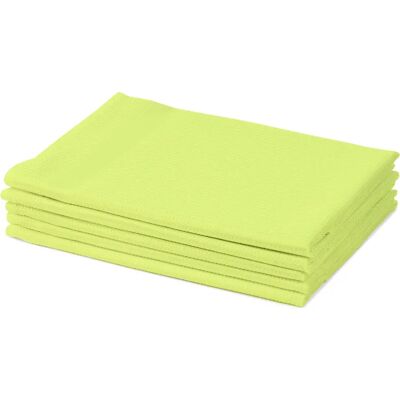 Set di 5 panni in microfibra per vetri Amago - Verde Set di 5 panni in microfibra per vetri Amago - Verde
