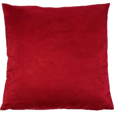 GÖZZE Alcatraz Rote Kissenhülle - Uni, Wildlederoptik, 40x40cm GÖZZE Alcatraz Rote Kissenhülle - Uni, Wildlederoptik, 40x40cm