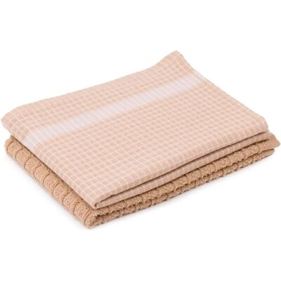 Gozze Ensemble de 2 Serviettes de Cuisine en Coton - Absorbantes Gozze Ensemble de 2 Serviettes de Cuisine en Coton - Absorbantes