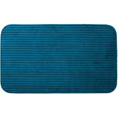 GÖZZE Berlin Polyester Blue Rectangular Bath Mat - Bath Mat GÖZZE Berlin Polyester Blue Rectangular Bath Mat - Bath Mat