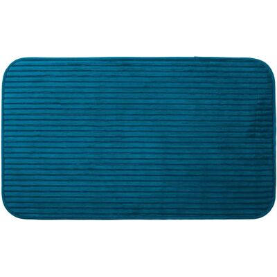 GÖZZE Berlin Polyester Blue Rectangular Bath Mat - Bath Mat GÖZZE Berlin Polyester Blue Rectangular Bath Mat - Bath Mat
